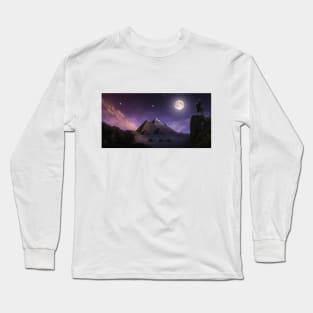 Egyptian Night Sky Long Sleeve T-Shirt